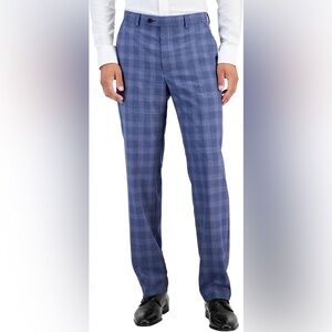 Lauren Ralph Lauren Men's Edgewood Plaid Classic Fit Suit Pants Wool Blend